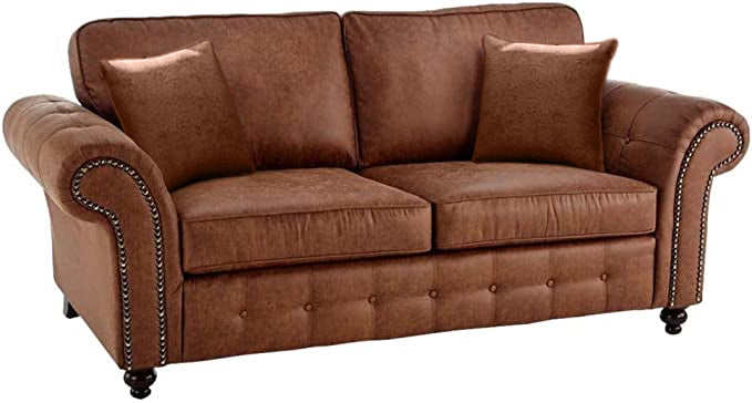 Chelsea Tan 3 Seater Sofa