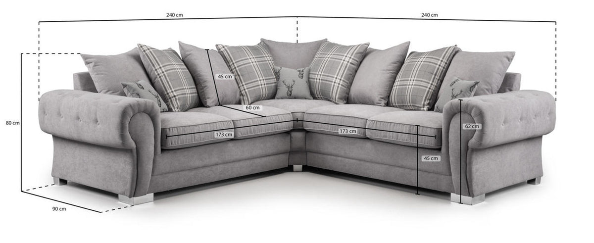 Mayfair Scatterback Large Corner Sofa